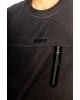 T-Shirt Hugo μαύρο ΚΟΝΤΟΜΑΝΙΚΕΣ