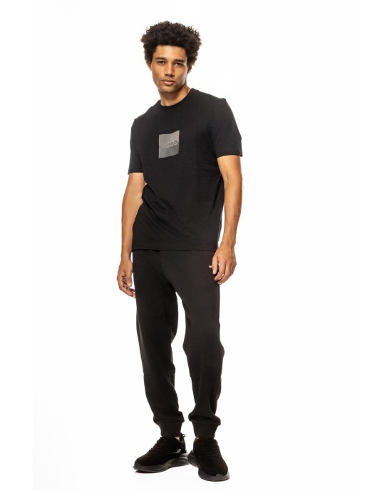 T-Shirt Hugo μαύρο ΚΟΝΤΟΜΑΝΙΚΕΣ