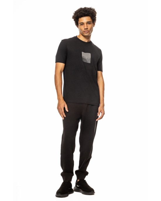 T-Shirt Hugo μαύρο ΚΟΝΤΟΜΑΝΙΚΕΣ