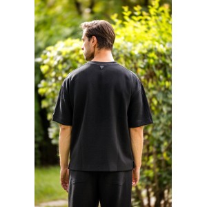 T-shirt Vittorio Formia μαύρο T-shirt Vittorio Formia μαύρο