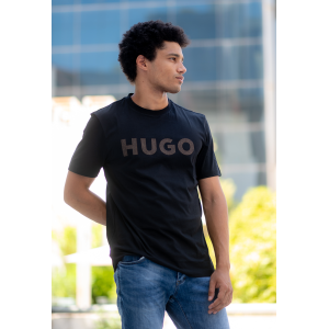 T-Shirt Hugo μαύρο T-Shirt Hugo μαύρο
