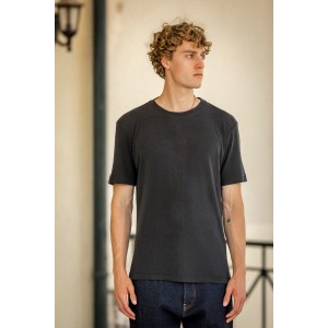 T-shirt Vittorio μαύρο T-shirt Vittorio μαύρο