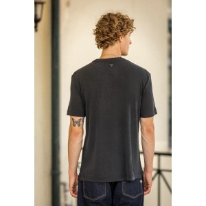 T-shirt Vittorio μαύρο T-shirt Vittorio μαύρο