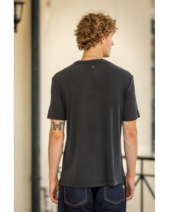 T-shirt Vittorio μαύρο ΚΟΝΤΟΜΑΝΙΚΕΣ