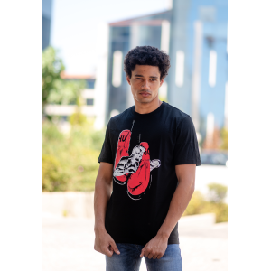 T-Shirt Hugo μαύρο T-Shirt Hugo μαύρο