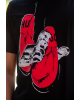T-Shirt Hugo μαύρο ΚΟΝΤΟΜΑΝΙΚΕΣ