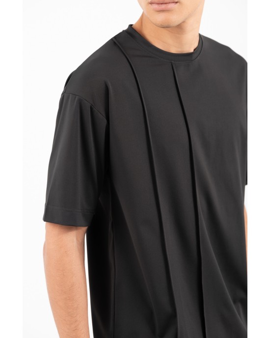 T-shirt Vittorio μαύρο ΚΟΝΤΟΜΑΝΙΚΕΣ