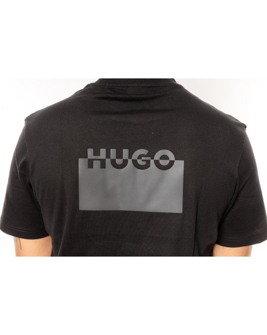 T-Shirt Hugo μαύρο ΚΟΝΤΟΜΑΝΙΚΕΣ