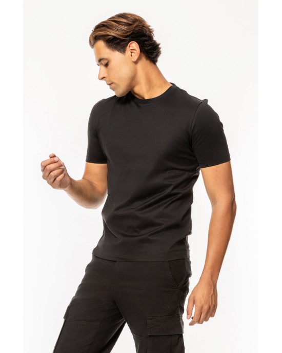 T-Shirt Hugo μαύρο ΚΟΝΤΟΜΑΝΙΚΕΣ
