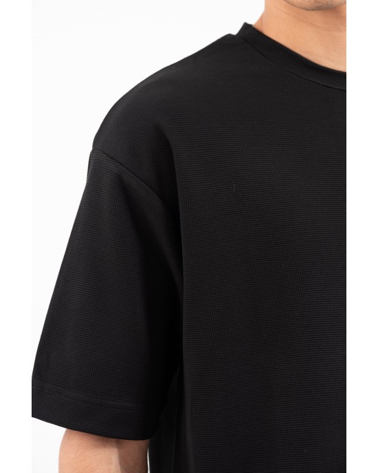 T-shirt Vittorio Sento μαύρο ΚΟΝΤΟΜΑΝΙΚΕΣ