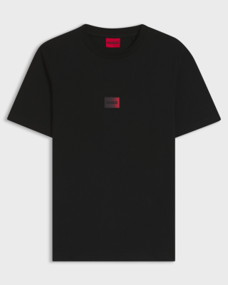 T-Shirt Hugo μαύρο