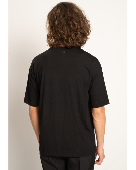 T-shirt Vittorio μαύρο ΚΟΝΤΟΜΑΝΙΚΕΣ