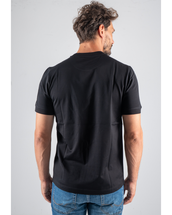 T-shirt Karl Lagerfeld μαύρο ΚΟΝΤΟΜΑΝΙΚΕΣ