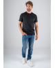 T-shirt Karl Lagerfeld μαύρο ΚΟΝΤΟΜΑΝΙΚΕΣ