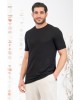 T-shirt Vittorio μαύρο ΚΟΝΤΟΜΑΝΙΚΕΣ