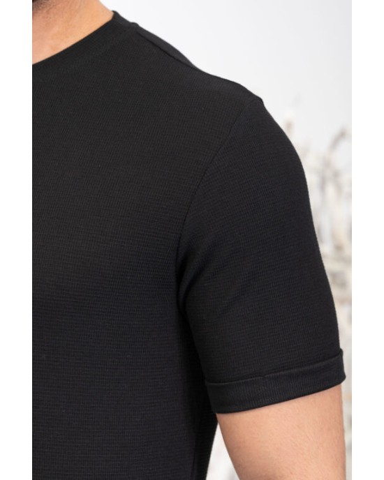 T-shirt Vittorio μαύρο ΚΟΝΤΟΜΑΝΙΚΕΣ