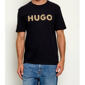 T-Shirt Hugo μαύρο