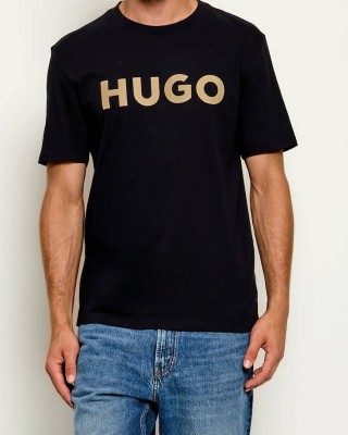 T-Shirt Hugo μαύρο
