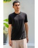 T-shirt Vittorio μαύρο ΚΟΝΤΟΜΑΝΙΚΕΣ