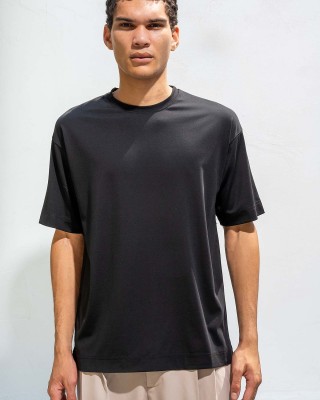 T-shirt Vittorio μαύρο