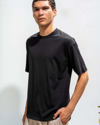 T-shirt Vittorio μαύρο