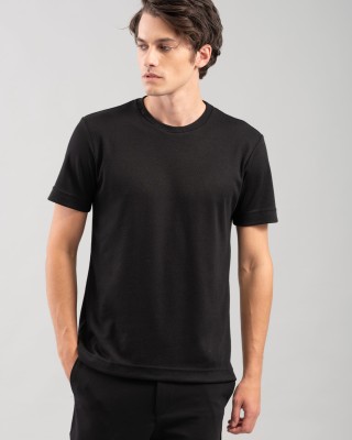 T-shirt Vittorio μαύρο