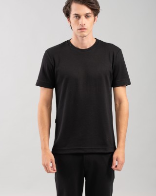 T-shirt Vittorio μαύρο