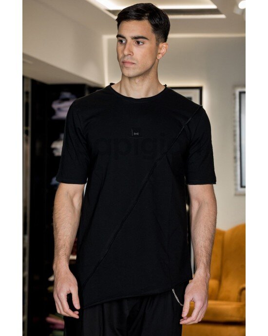 T-shirt Wanted Μαύρο T-shirt Wanted Μαύρο