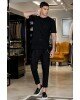 T-shirt Wanted Μαύρο T-shirt Wanted Μαύρο