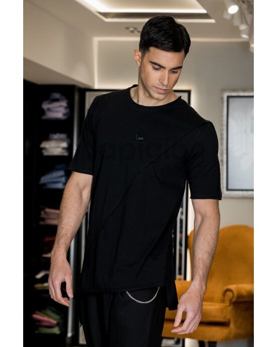 T-shirt Wanted Μαύρο T-shirt Wanted Μαύρο