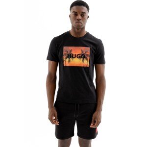 T-Shirt Hugo μαύρο T-Shirt Hugo μαύρο