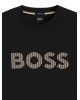 T-Shirt Boss μαύρο ΚΟΝΤΟΜΑΝΙΚΕΣ