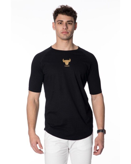 T-shirt Black μαύρο T-shirt Black μαύρο