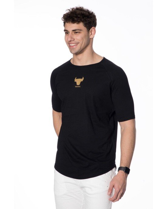 T-shirt Black μαύρο