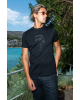 T-shirt Karl Lagerfeld μαύρο ΚΟΝΤΟΜΑΝΙΚΕΣ