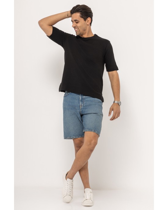 T-Shirt Rebel μαύρο ΚΟΝΤΟΜΑΝΙΚΕΣ