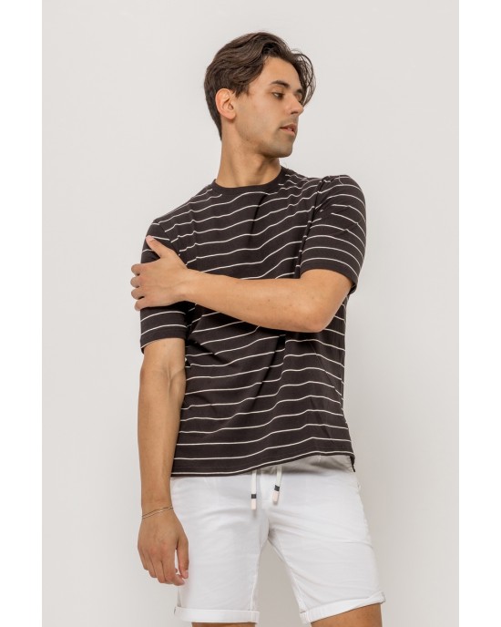 T-Shirt Rebel μαύρο ΚΟΝΤΟΜΑΝΙΚΕΣ