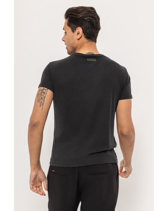 T-Shirt Rebel μαύρο ΚΟΝΤΟΜΑΝΙΚΕΣ