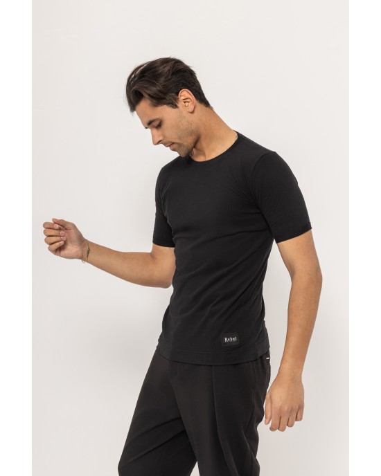 T-Shirt Rebel μαύρο ΚΟΝΤΟΜΑΝΙΚΕΣ
