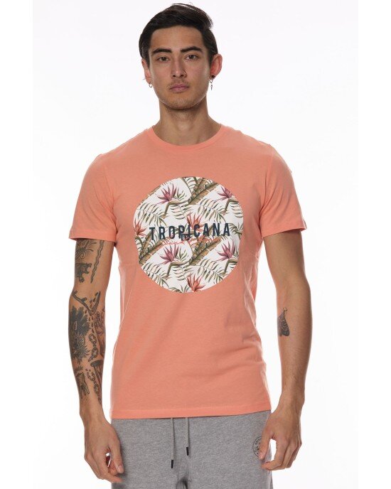 T-shirt Jack n Jones κοραλί T-shirt Jack n Jones κοραλί