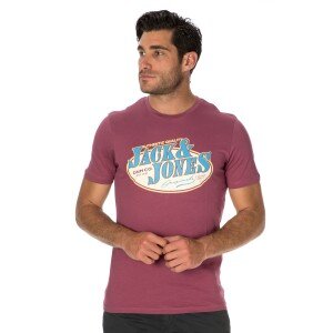 T-shirt Jack n Jones μωβ