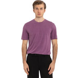 T-shirt Vittorio μωβ T-shirt Vittorio μωβ