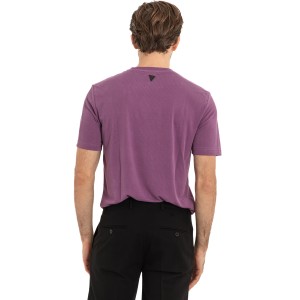 T-shirt Vittorio μωβ T-shirt Vittorio μωβ