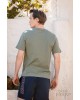 T-shirt Jack n Jones λαδί ΚΟΝΤΟΜΑΝΙΚΕΣ