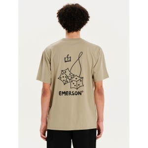 T-shirt Emerson λαδί T-shirt Emerson λαδί