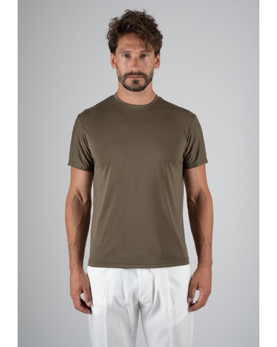 T-Shirt Over/D λαδί ΚΟΝΤΟΜΑΝΙΚΕΣ