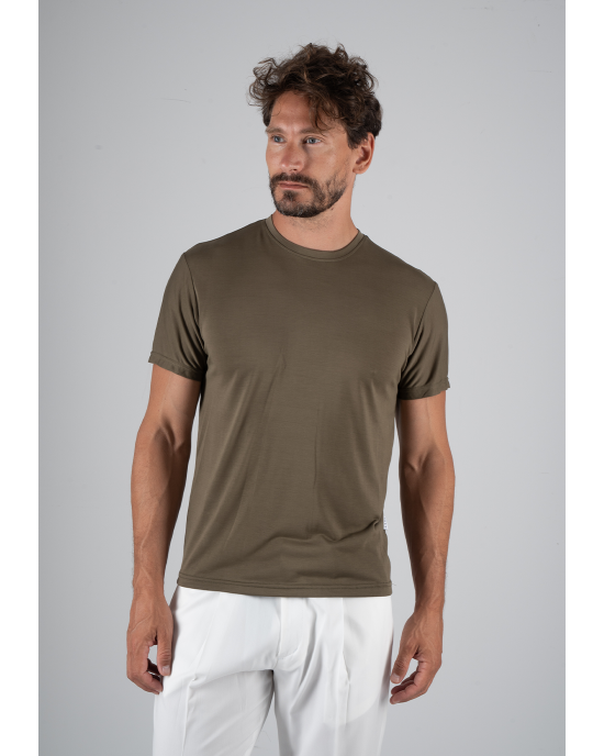 T-Shirt Over/D λαδί ΚΟΝΤΟΜΑΝΙΚΕΣ