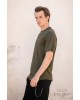 T-shirt Jack n Jones λαδί ΚΟΝΤΟΜΑΝΙΚΕΣ