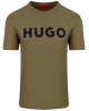 T-Shirt Hugo λαδί ΚΟΝΤΟΜΑΝΙΚΕΣ