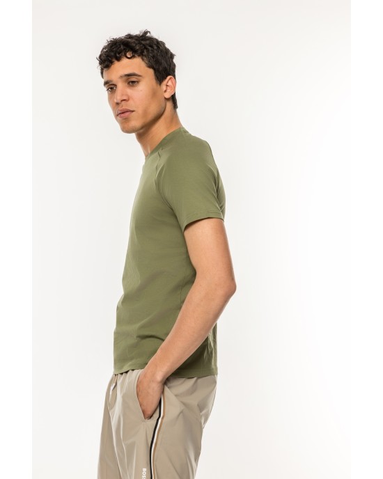 T-Shirt Boss λαδί ΚΟΝΤΟΜΑΝΙΚΕΣ